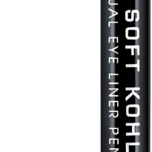 Rimmel London Soft Kohl Smudge-proof Eyeliner Pencil, Jet black, 1.2 g