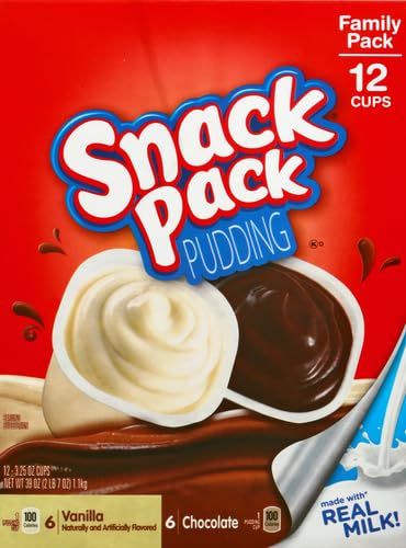 Snack Pack Chocolate and Vanilla Flavored Pudding Cup - Image 2