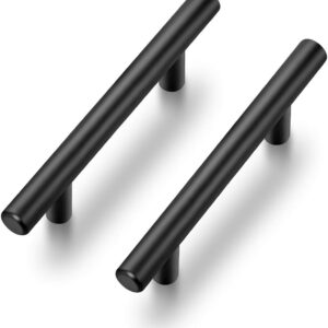 Ravinte 30 Pack | 5 Inch Cabinet Pulls Matte Black Stainless Steel