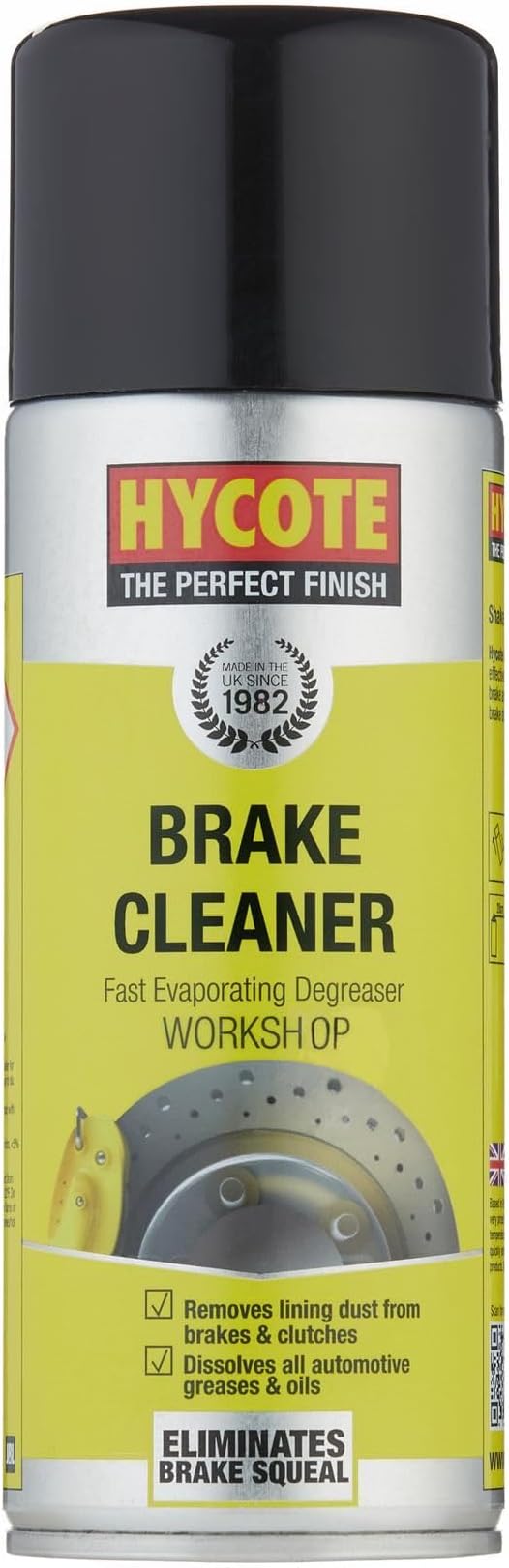 Hycote Workshop Fast Evaporating Degreasing Brake Cleaner Spray Can