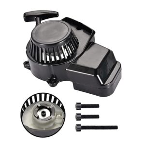 GOOFIT Motorcycle Pull Starter Black Replacement for 2 stroke