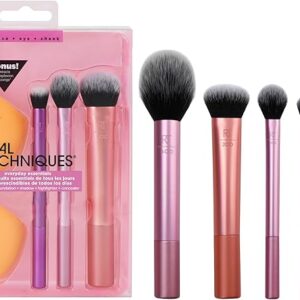 Eyeshadow, and Powder, Synthetic Bristles, Cruelty-Free, 6 Piece Set