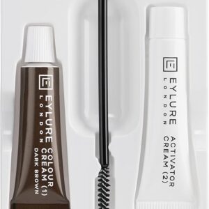 Eylure Dybrow Permanent Tint for Brows Dye Kit Dark Brown