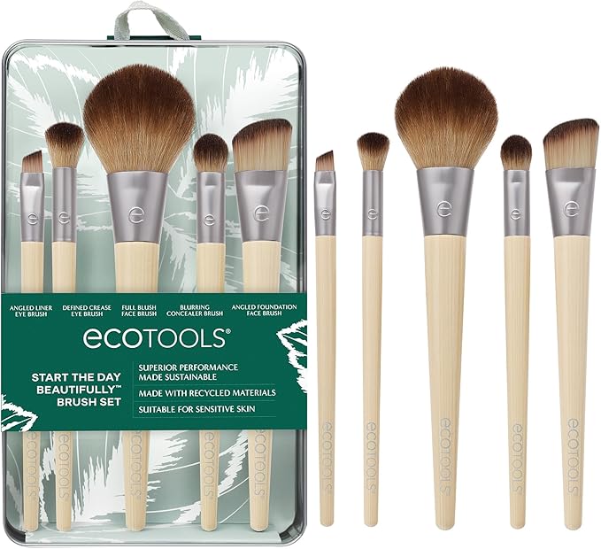 EcoTools 6 Piece Start The Day Beautifully Makeup Brush Set