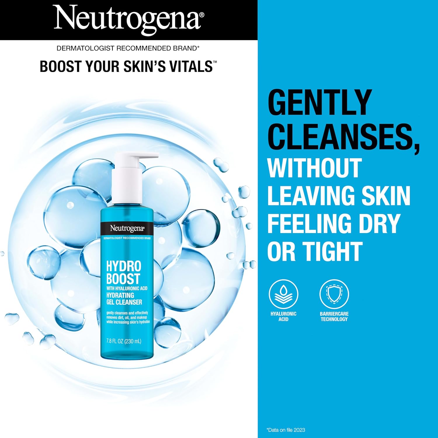 Neutrogena Hydro Boost Facial Cleansing Gel - Image 3
